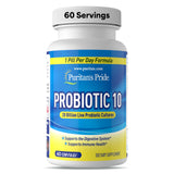 Puritan's Pride Probiotic 10 - boîte: soutien potentiel à la digestion.