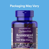 Puritan's Pride Resveratrol Youth Guard, gelules molles, soutien potentiel au métabolisme des glucides.