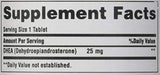 Puritan's Pride DHEA 25 mg, emballage, produit discontinué par le fabricant