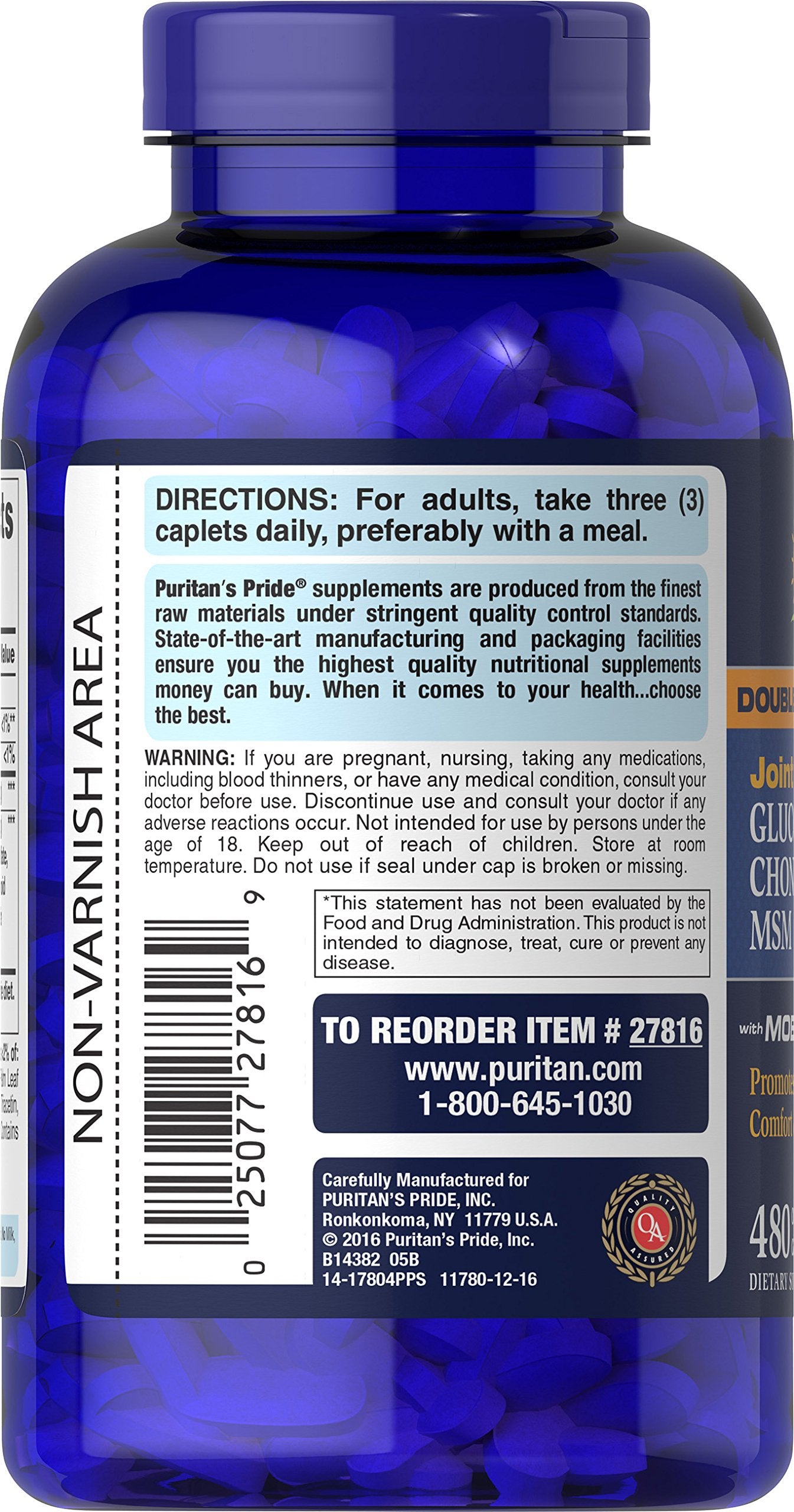 Puritan's Pride: capsules sans additifs artificiels, choix clair pour votre routine.