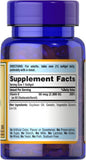 Puritan's Pride Sunvite D3 – tableau de dosage facile pour routine santé.