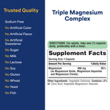Puritan's Pride Triple Magnesium détente musculaire après l'effort