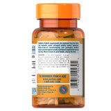 Puritan's Pride Vitamine B2 100 mg etiquette-produit, fiche claire pour référence