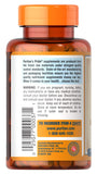 Puritan's Pride vitamine C à base de sureau et zinc, usage quotidien facile grâce aux comprimés à croquer.