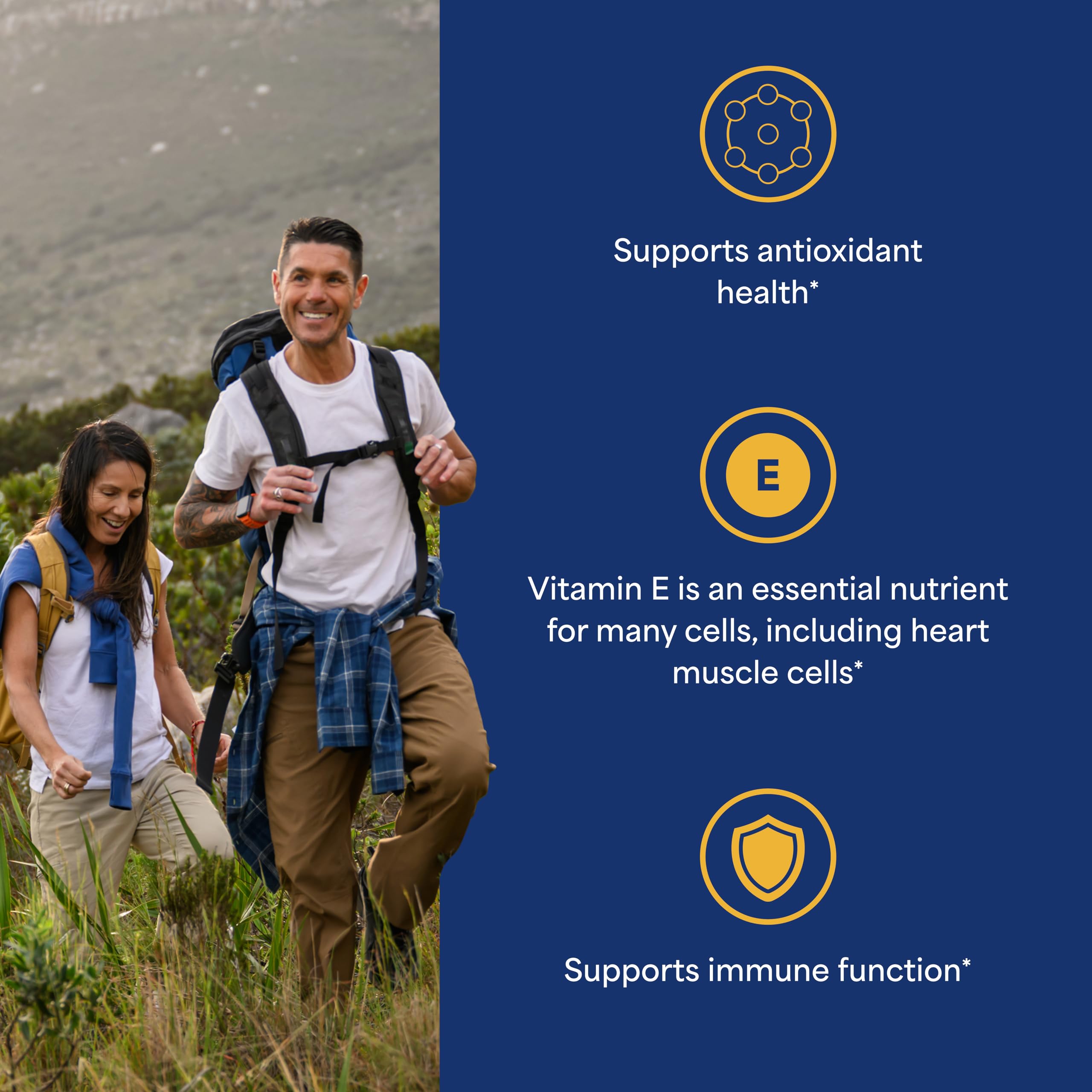 Puritan's Pride Vitamine E 450 mg - gélules molles libération rapide et antioxydantes