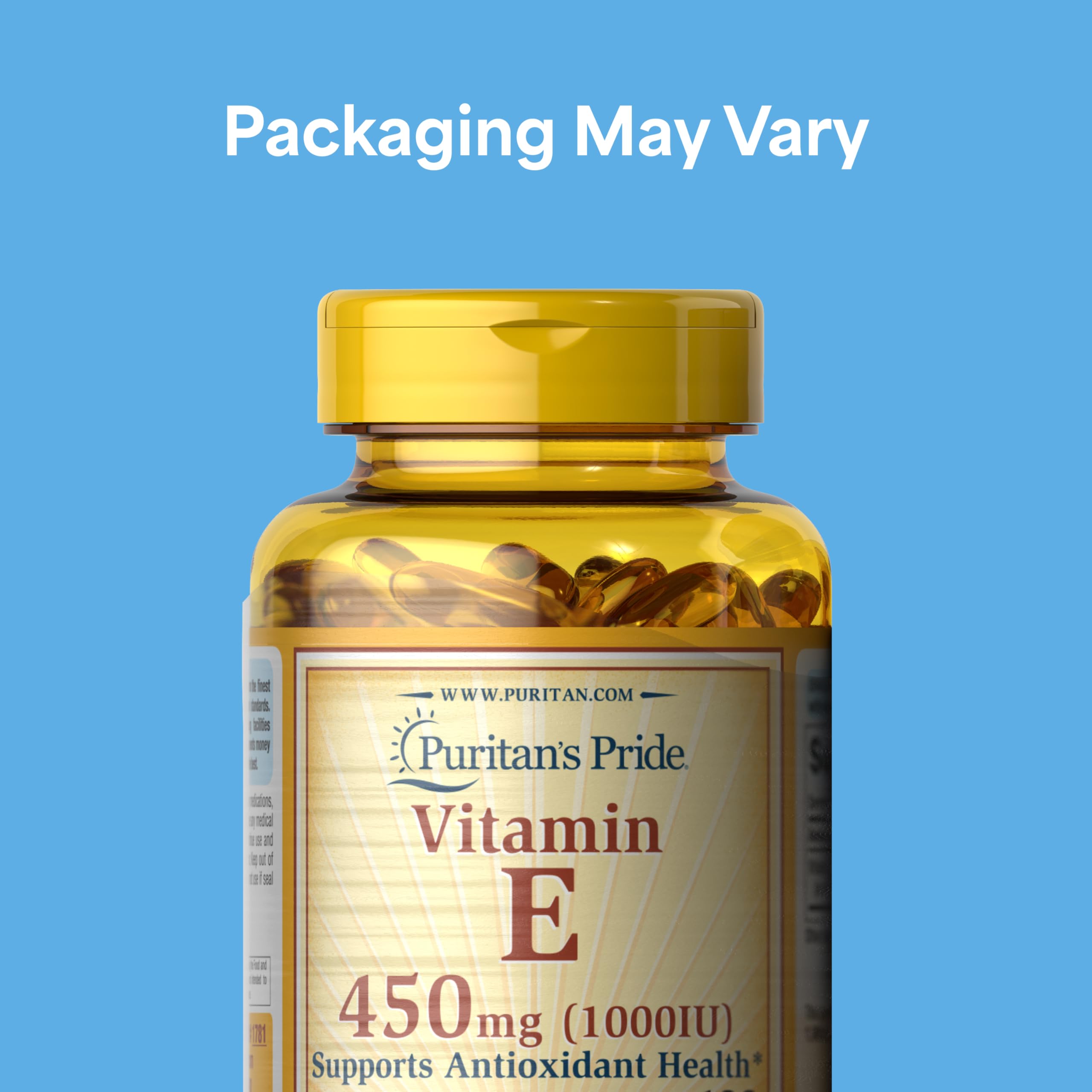 Puritan's Pride Vitamine E 450 mg - gélules molles libération rapide