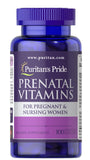 Vitamines prénatales Puritan's Pride – bouteille, soutien nutritionnel quotidien pendant grossesse