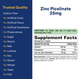 Utilisation quotidienne proposée de Puritan's Pride Zinc Picolinate.