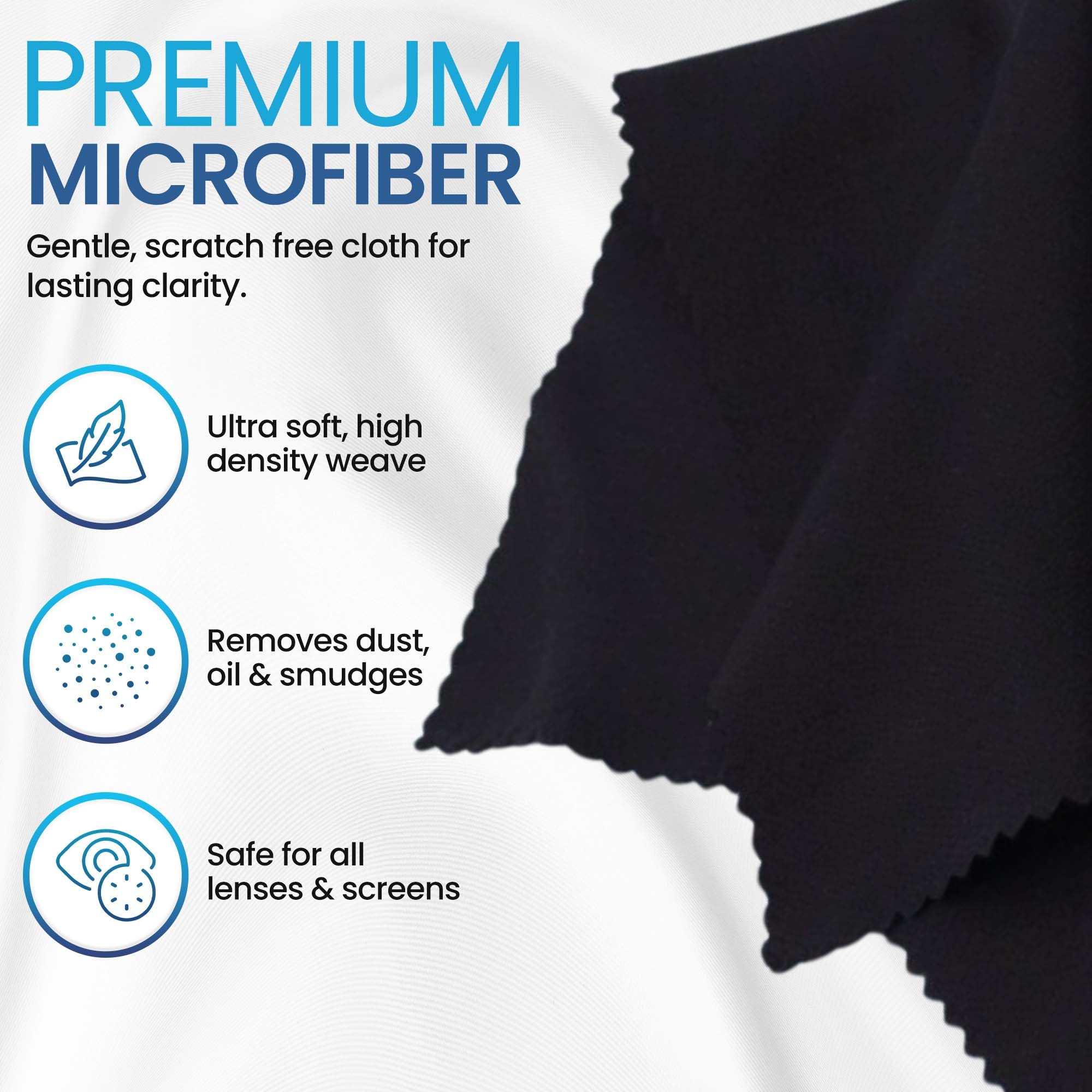 Purity Lens Cleaner – ensemble trois flacons 8 oz, kit pratique pour la maison et le bureau