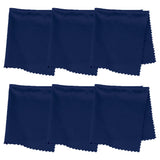 Purity: chiffon microfibre bleu pour lunettes, nettoyage rapide sans traces.