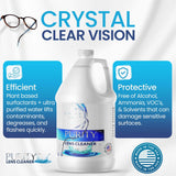 Purity Nettoyant – évite les stries et résidus sur les lentilles.