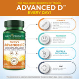 Purity Products Advanced D, capsules végétariennes faciles à intégrer au quotidien.