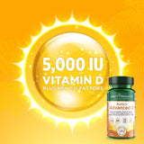 Purity Products Advanced D, cofacteurs Zinc et K2 qui accompagnent la vitamine D3.