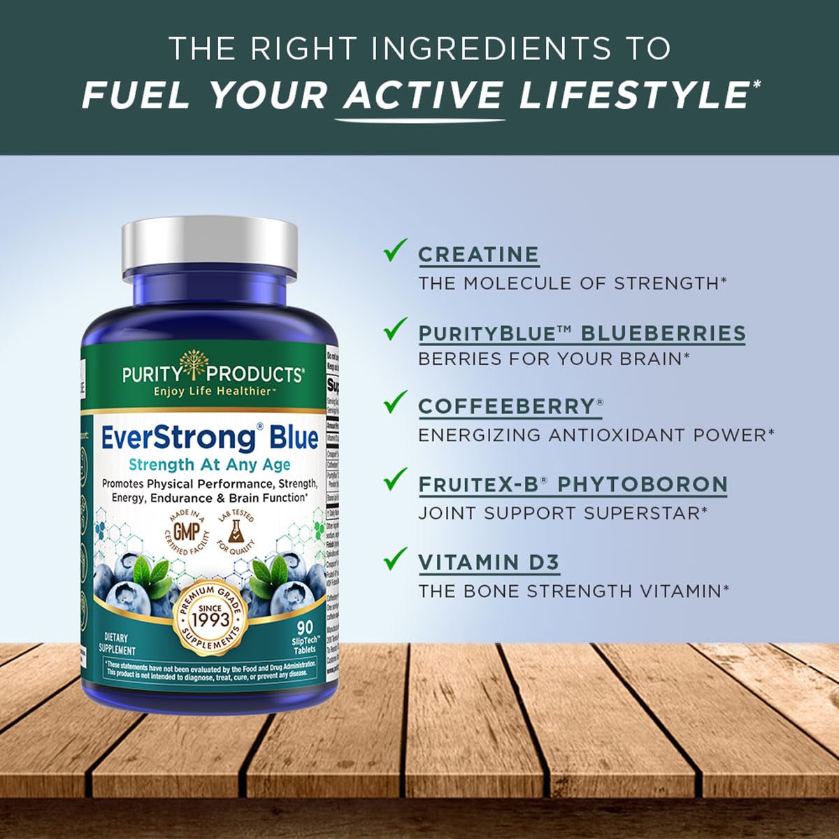 Tablettes EverStrong Blue 1000 UI D3 - dosage pratique.