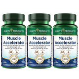 Purity Products Muscle Accelerator, bouteille et étiquette, soutien potentiel à l’endurance.