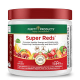 Purity Products Super Reds emballage du produit prêt à être intégré dans une routine saine