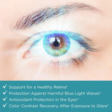 Purity Products Ultimate Eye – Lutemax 20/20 mise en avant, soutien potentiel de la santé oculaire.