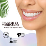 Purli strips blanchiment dents avant-après pour sourire plus blanc