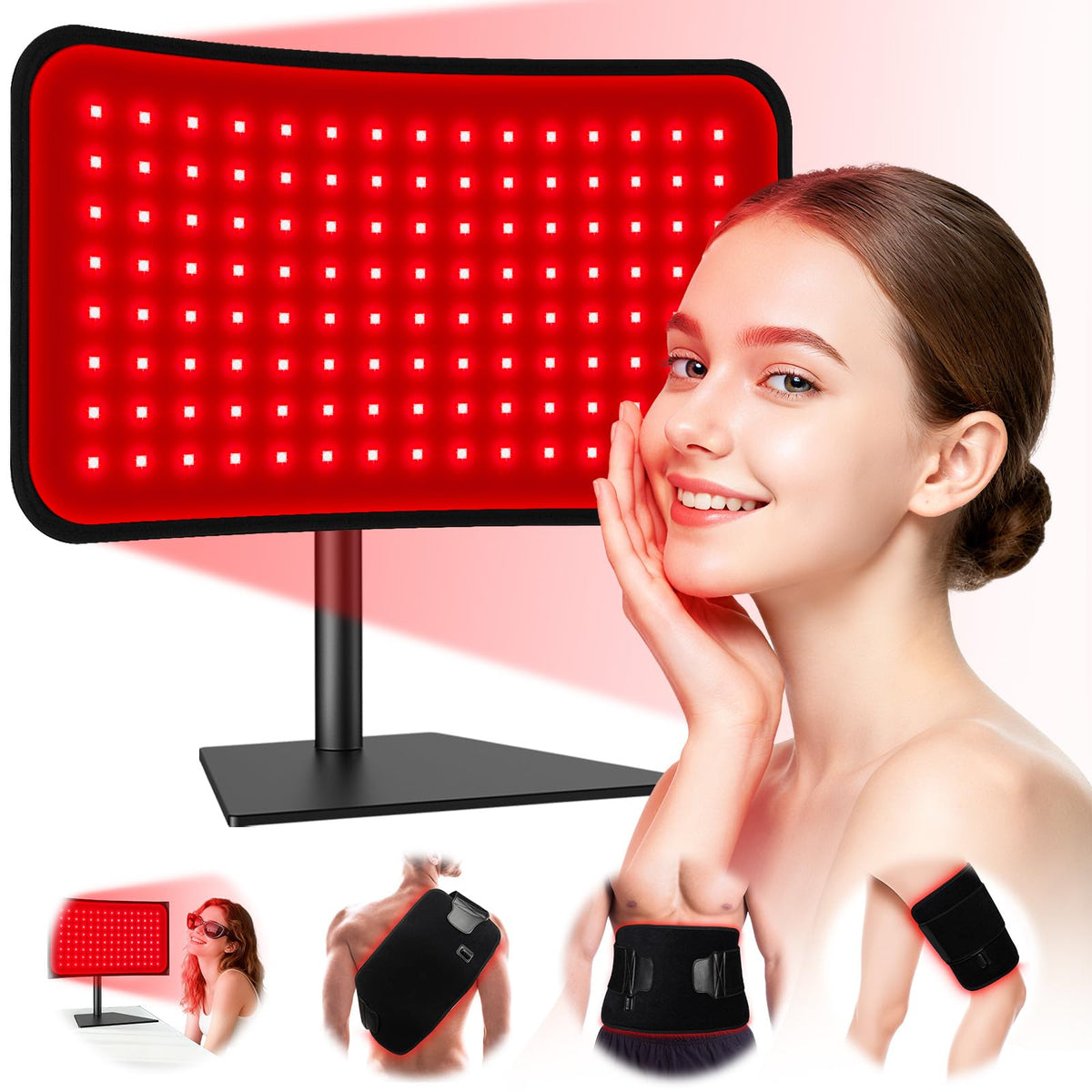 Lampe Puroth pour visage et corps, thérapie lumineuse à domicile.