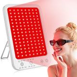 Puroth panneau lumineux rouge pour visage et corps, favorise détente et soin à domicile.