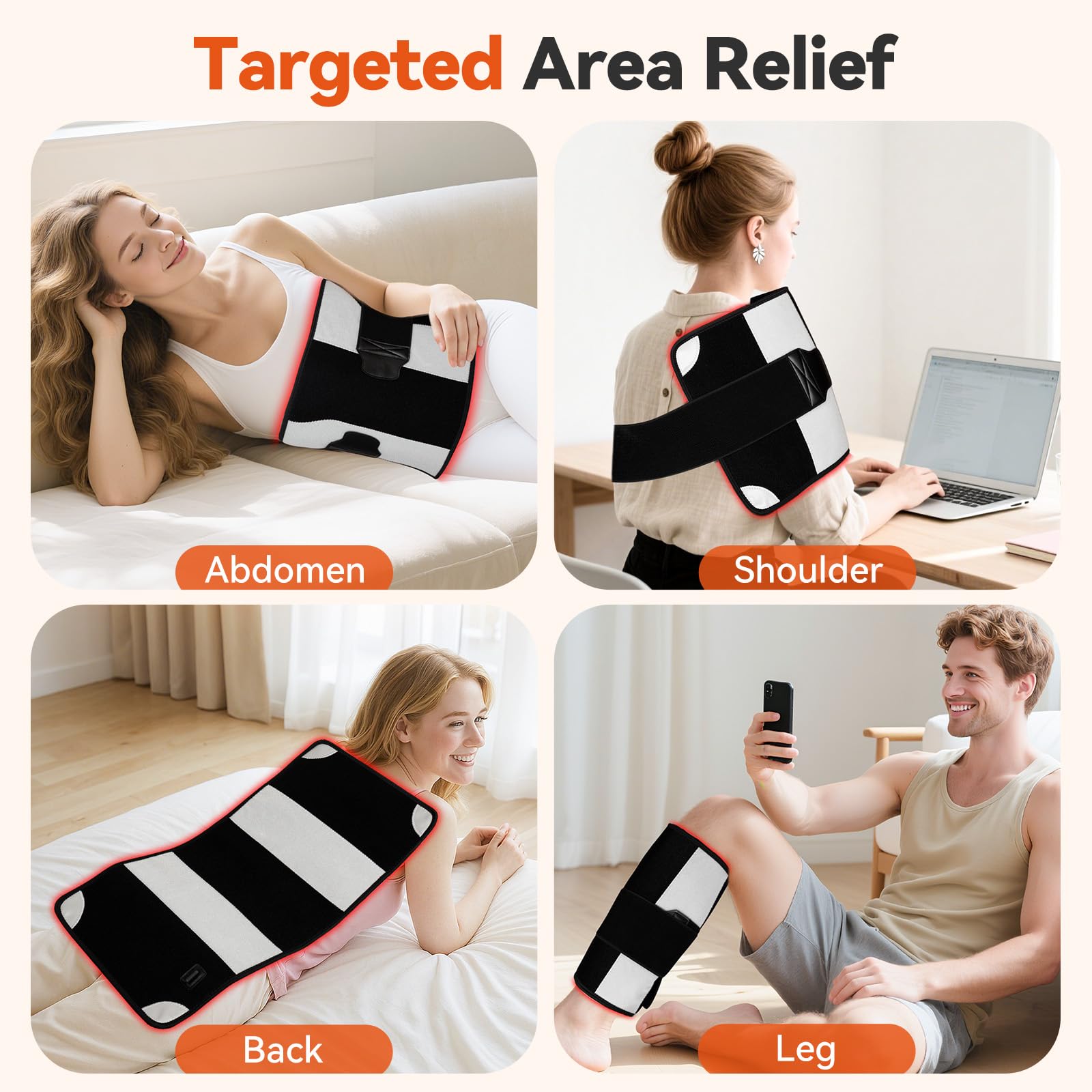 Puroth tapis couverture flexible couvre dos et jambes pendant les séances.