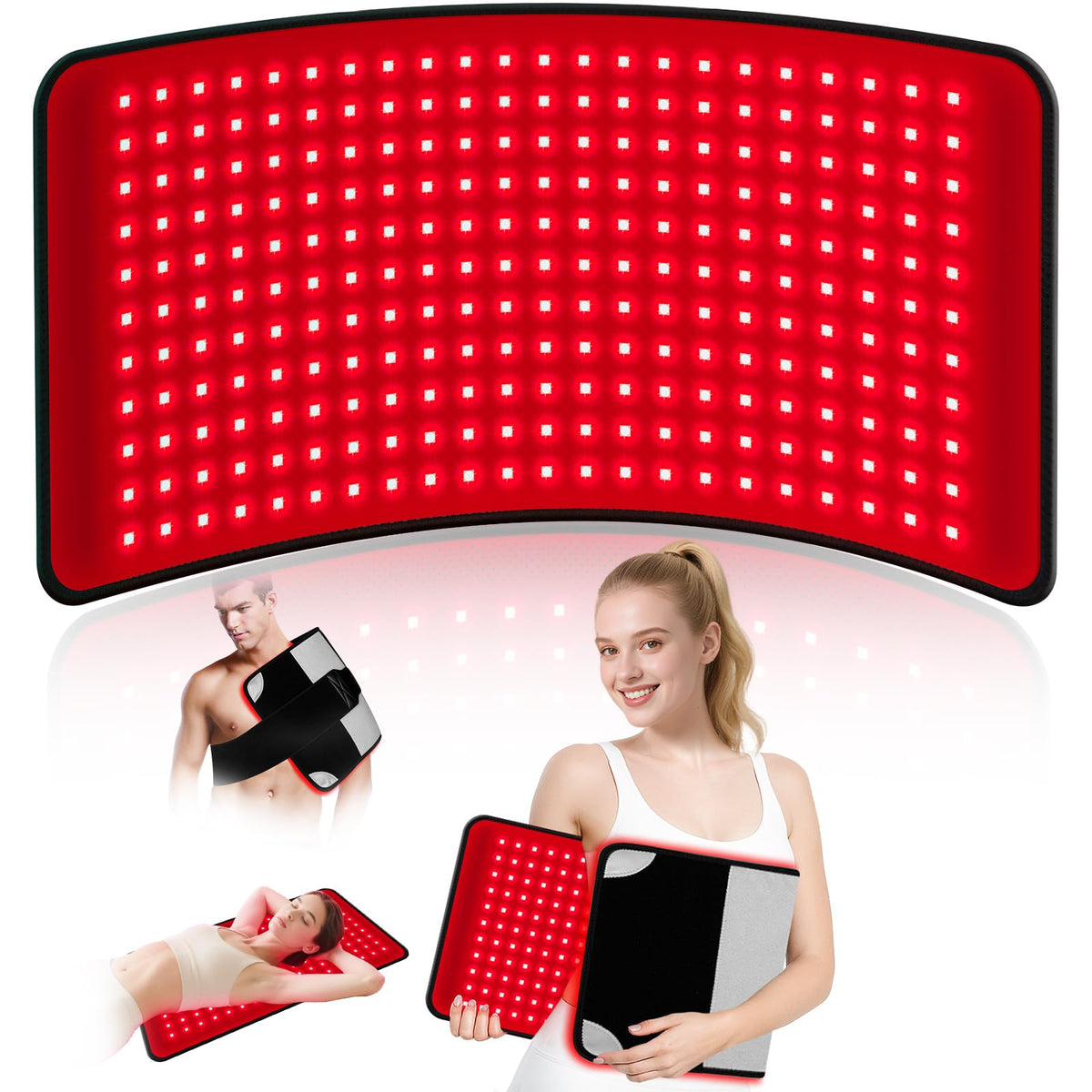 Puroth tapis thérapie lumière rouge et infrarouge, détente et récupération.