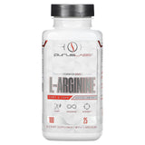 Purus Labs L-Arginine Active — bouteille montrant le produit et son potentiel d'endurance.