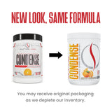 Purus Labs Condense Pré-workout avec doseur intégré pour des portions faciles.