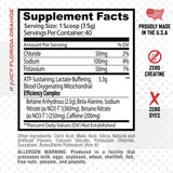 Purus Labs Condense Poudre Orange Floride, arôme fruité et rafraîchissant.