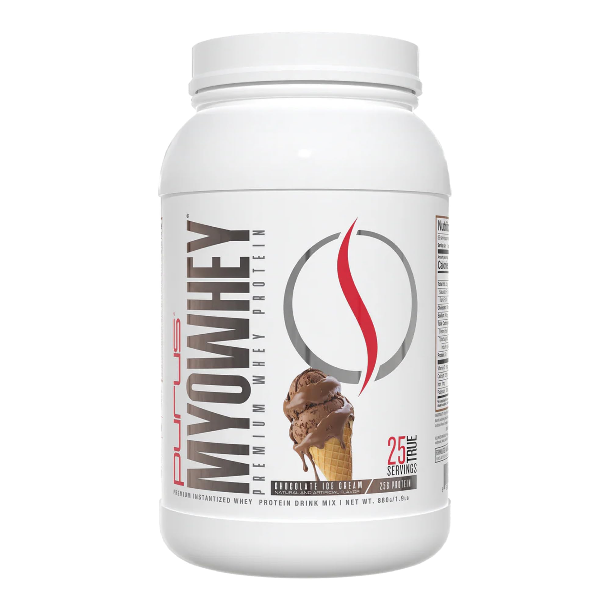 Purus Labs MyoWhey : bouteille shaker prête pour shakes protéinés après l’entraînement.