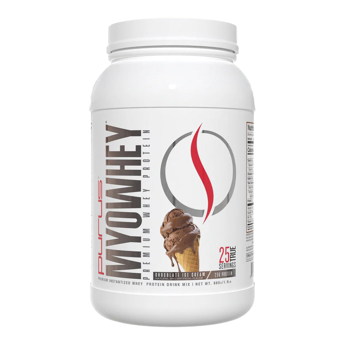 Purus Labs MyoWhey : bouteille shaker prête pour shakes protéinés après l’entraînement.