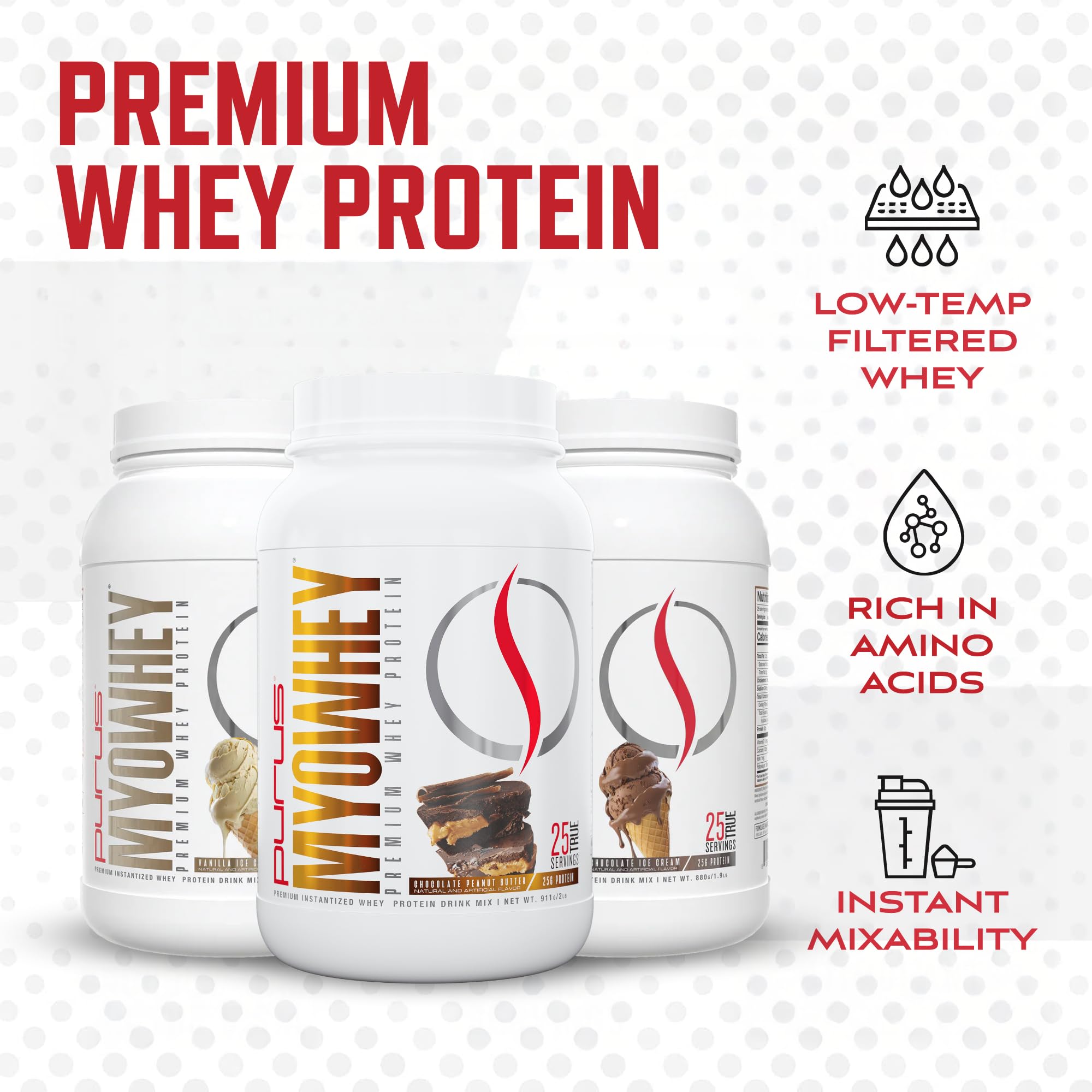 Saveur chocolat-cacahuète MyoWhey, goût gourmand et récupération après l'effort.