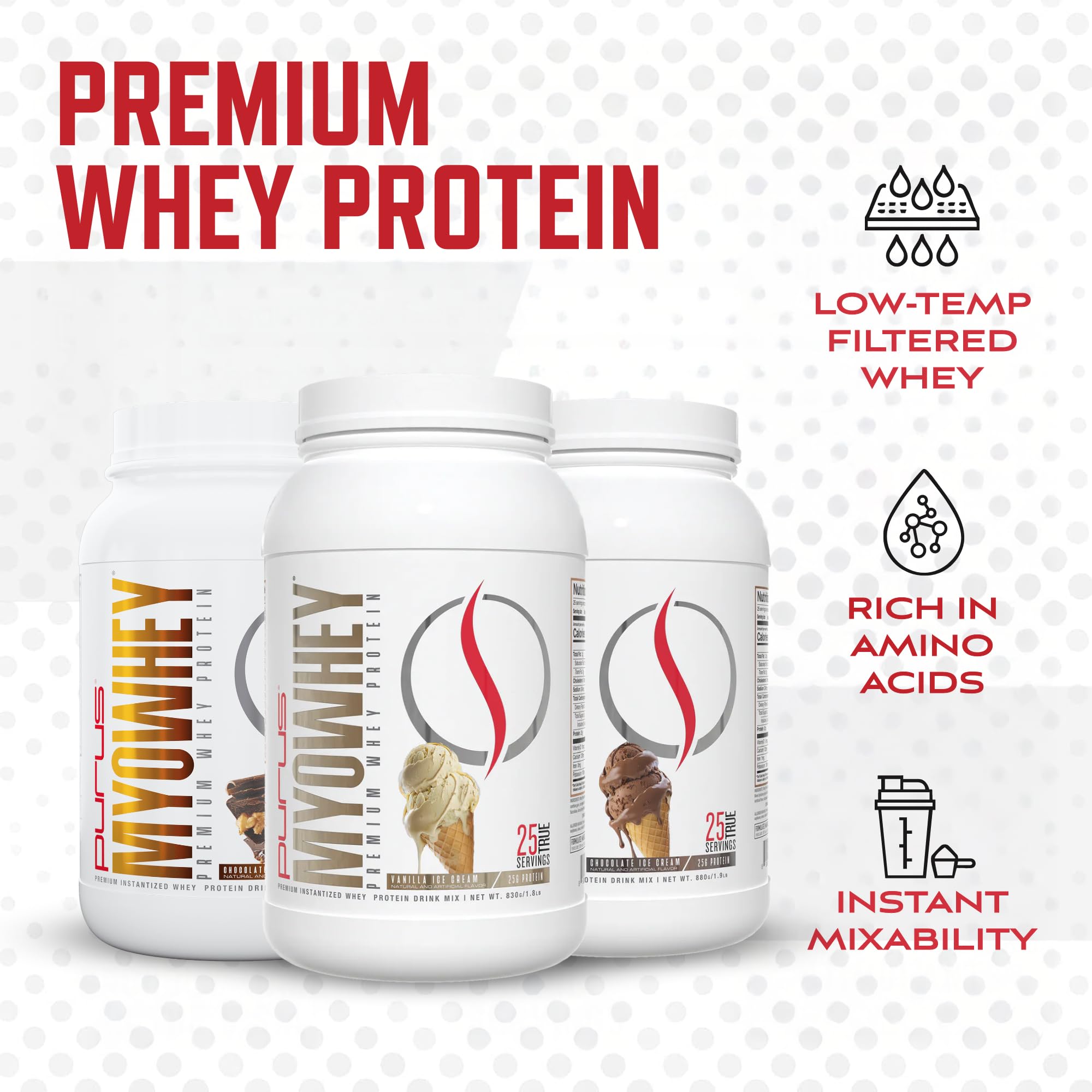MyoWhey parfum vanille glacée offre un goût gourmand sans compromis
