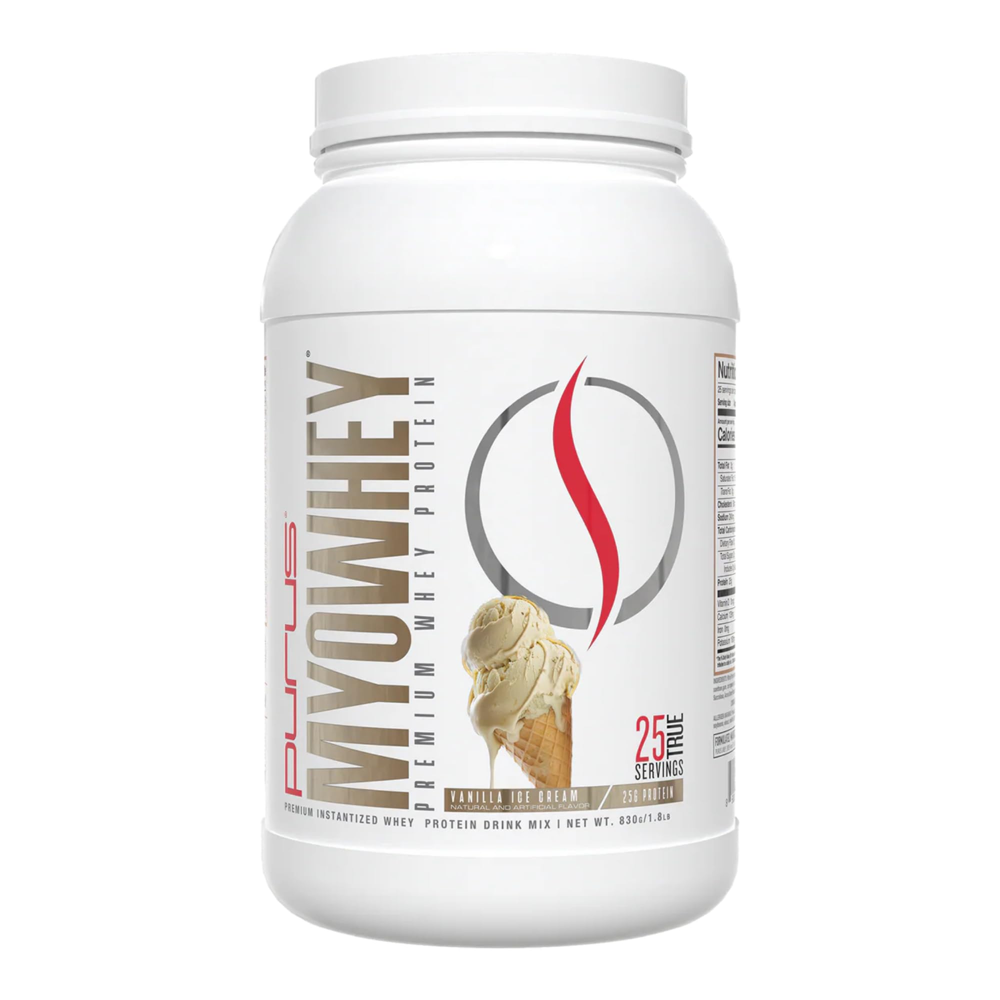 Purus Labs MyoWhey protéine de lactosérum, texture crèmeuse pour entraînements post-effort