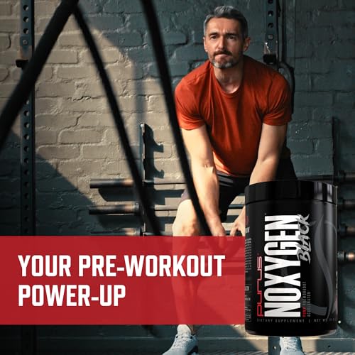 NOXygen Poudre Noire en action pendant l'entraînement, pompe musculaire potentielle et hydratation.