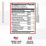 Etiquette Purus Labs Organ Shield – transparence des ingrédients et qualité assurée.