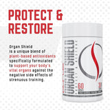 Sportif utilisant Purus Labs Organ Shield – soutien potentiel pendant l'entraînement intensif.