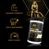 PVL Creapure Créatine: mélange rapide dans eau ou boisson.