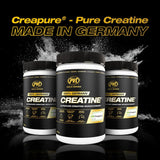 PVL Creapure Créatine: pot 410 g facile à stocker.