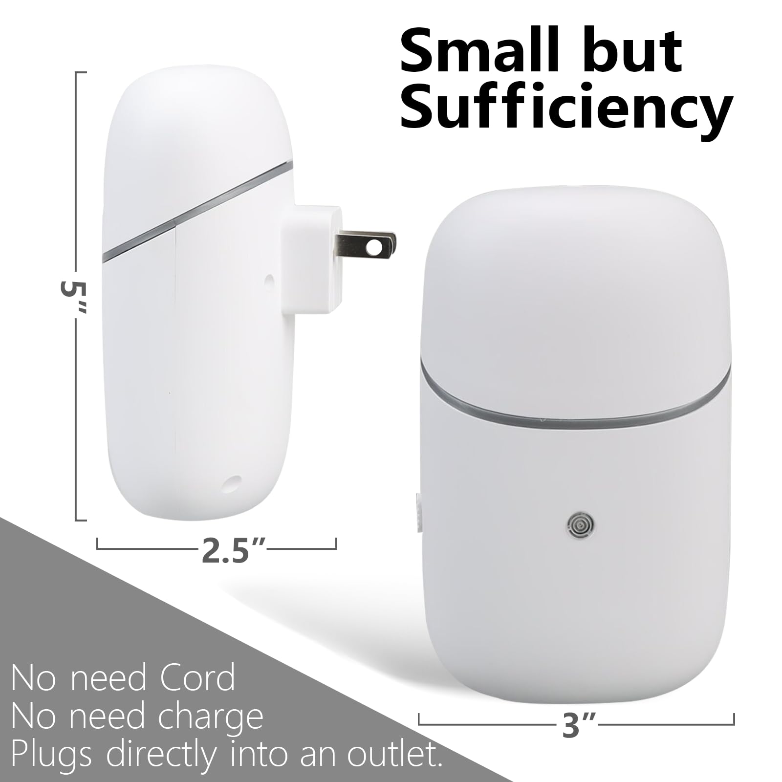 Pvowekia diffuseur sans eau design moderne petit format idéal pour espace restreint.