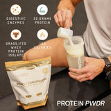 PWDRS Protéine Isolat – texture légère, facile à mélanger.
