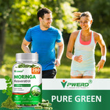 Gélules PWERD Moringa – énergie naturelle et concentration tout au long de la journée.