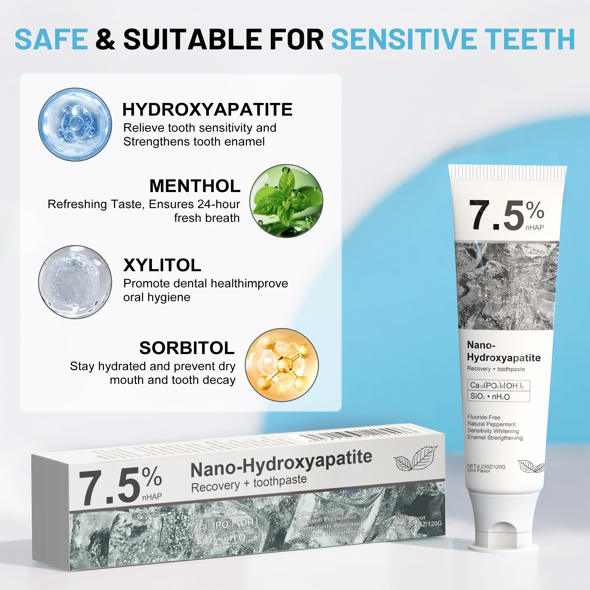 PXHADSMIER dentifrice usage quotidien: routine buccale agréable et efficace.