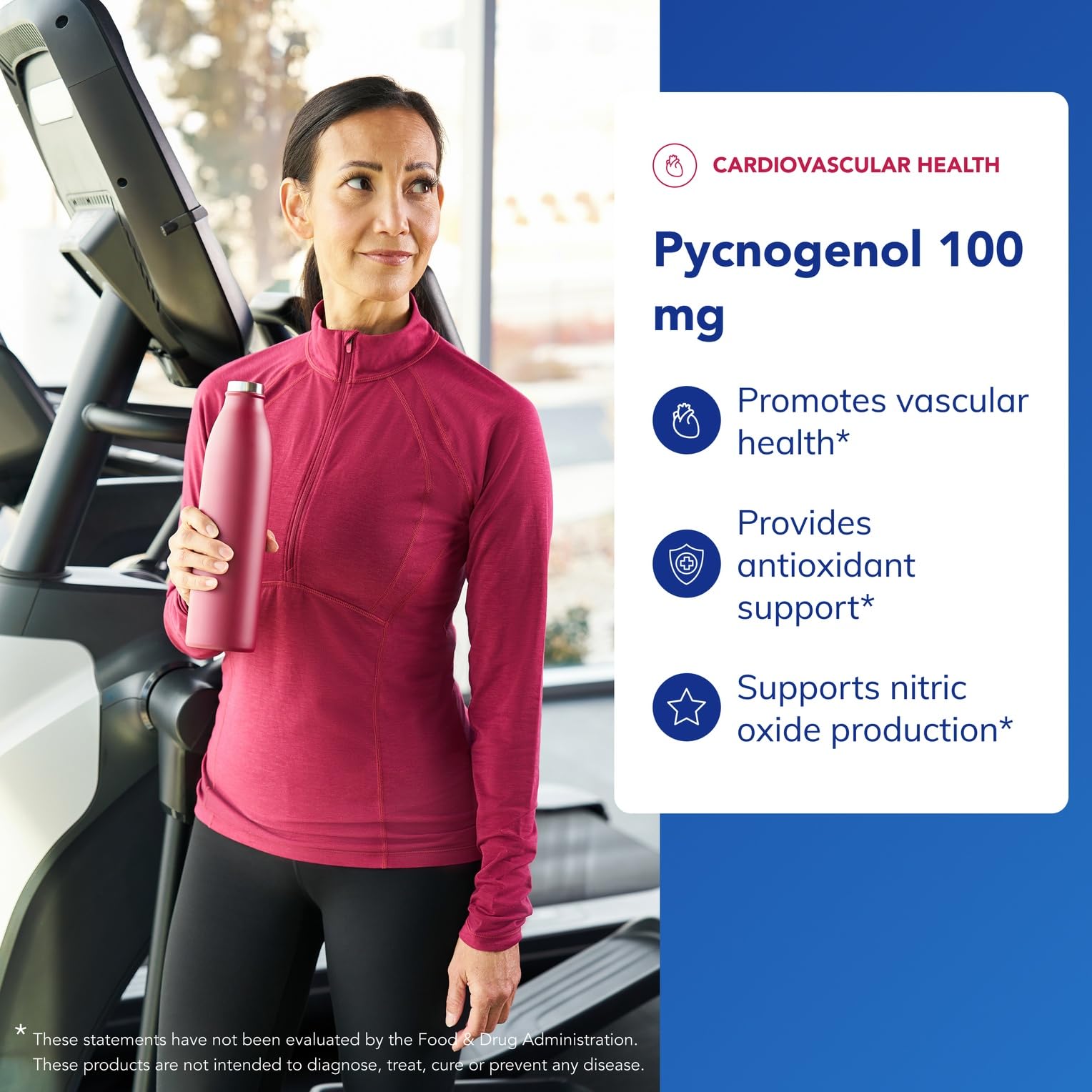 Pycnogenol 100 mg — bouteille hermétique pour une utilisation quotidienne.