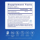 Pycnogenol 100 mg — gélules en blister, présentation pratique et hygiénique.