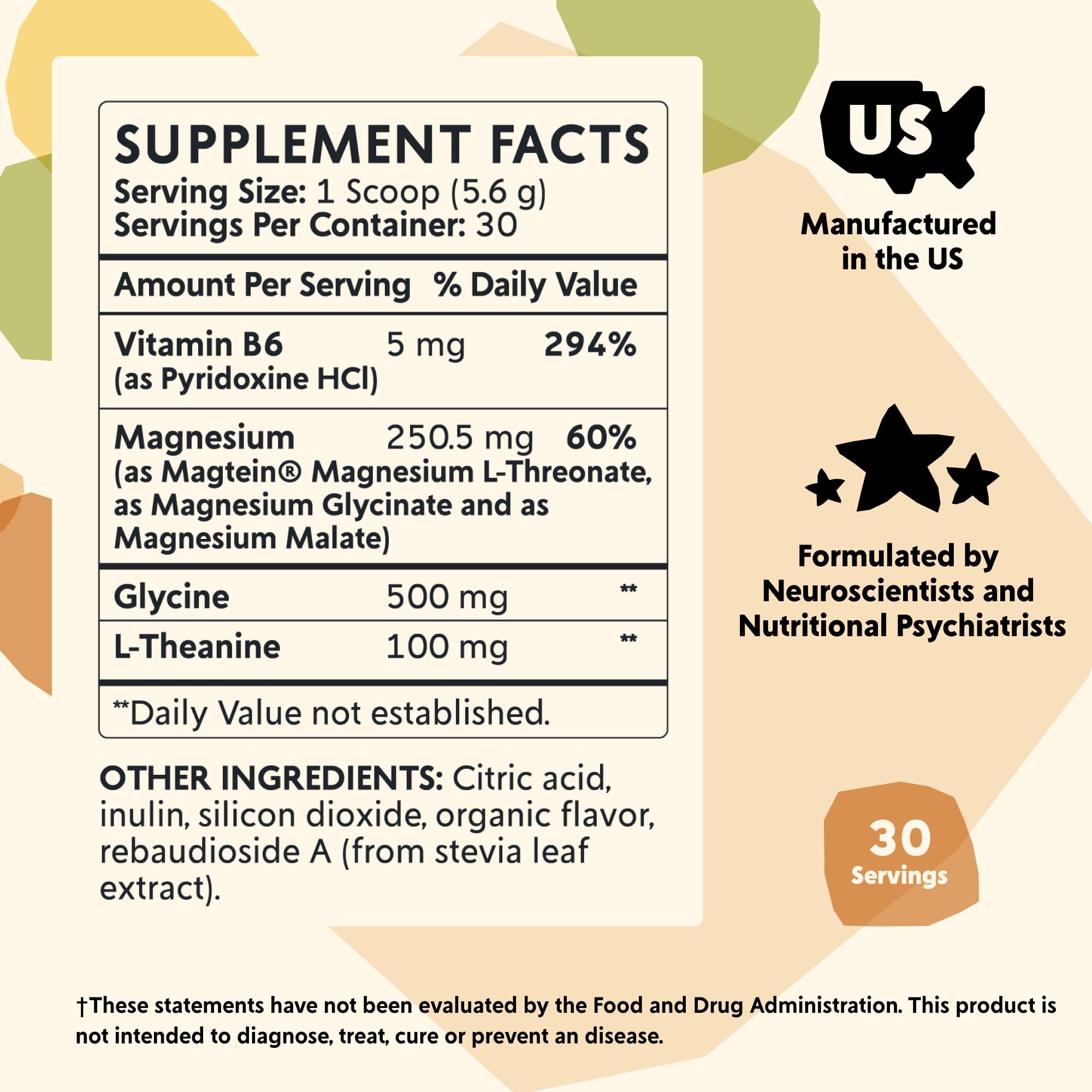 PYM Mood poudre magnésium: formulation prête à mélanger pour le soir.