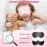 Pyopbow bandeau reglable masque-enfant-rose, ajustement confortable