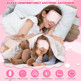 Pyopbow masque-sommeil-enfant-camping-rose, confort en plein air