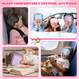 Pyopbow masque-sommeil-enfant-deplacements-rose, sommeil apaisé lors des trajets