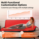 PZJDSR mode lumière constante et pulsations 10 Hz/40 Hz pour une ambiance relaxante.